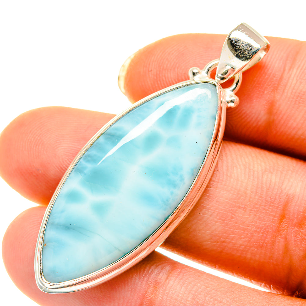 Larimar Pendants handcrafted by Anasilvercos - PD4131