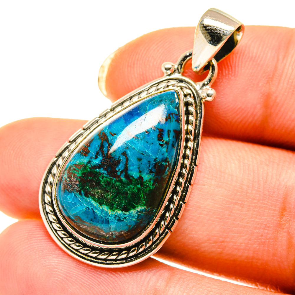 Shattuckite Pendants handcrafted by Anasilvercos - PD4136