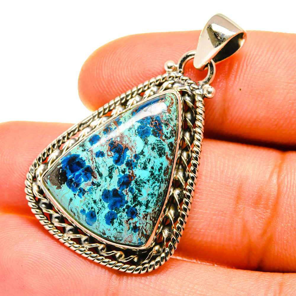 Shattuckite Pendants handcrafted by Anasilvercos - PD4180