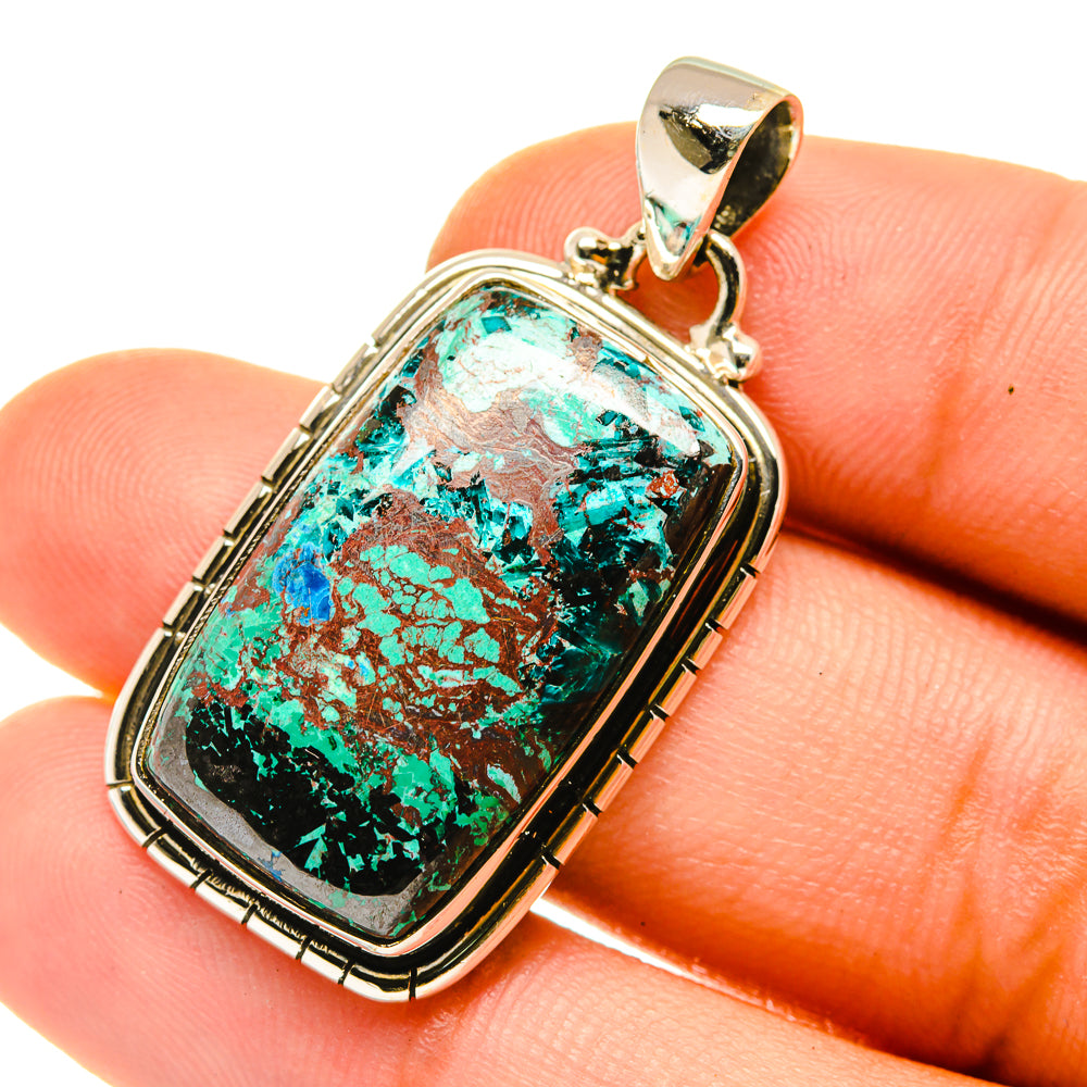 Shattuckite Pendants handcrafted by Anasilvercos - PD4181