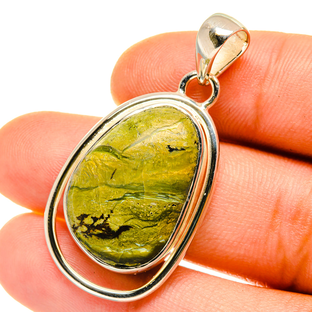 Rainforest Jasper Pendants handcrafted by Anasilvercos - PD4201