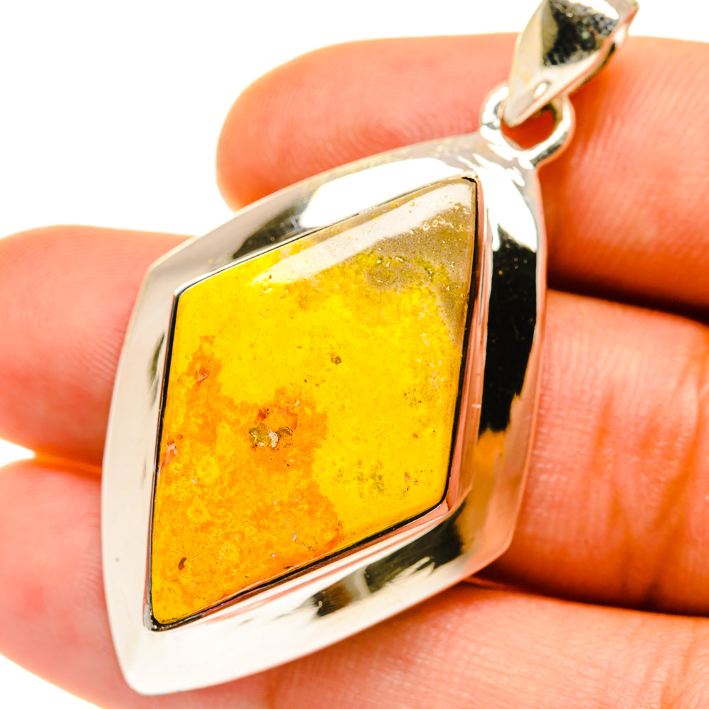 Bumble Bee Jasper Pendants handcrafted by Anasilvercos - PD4228
