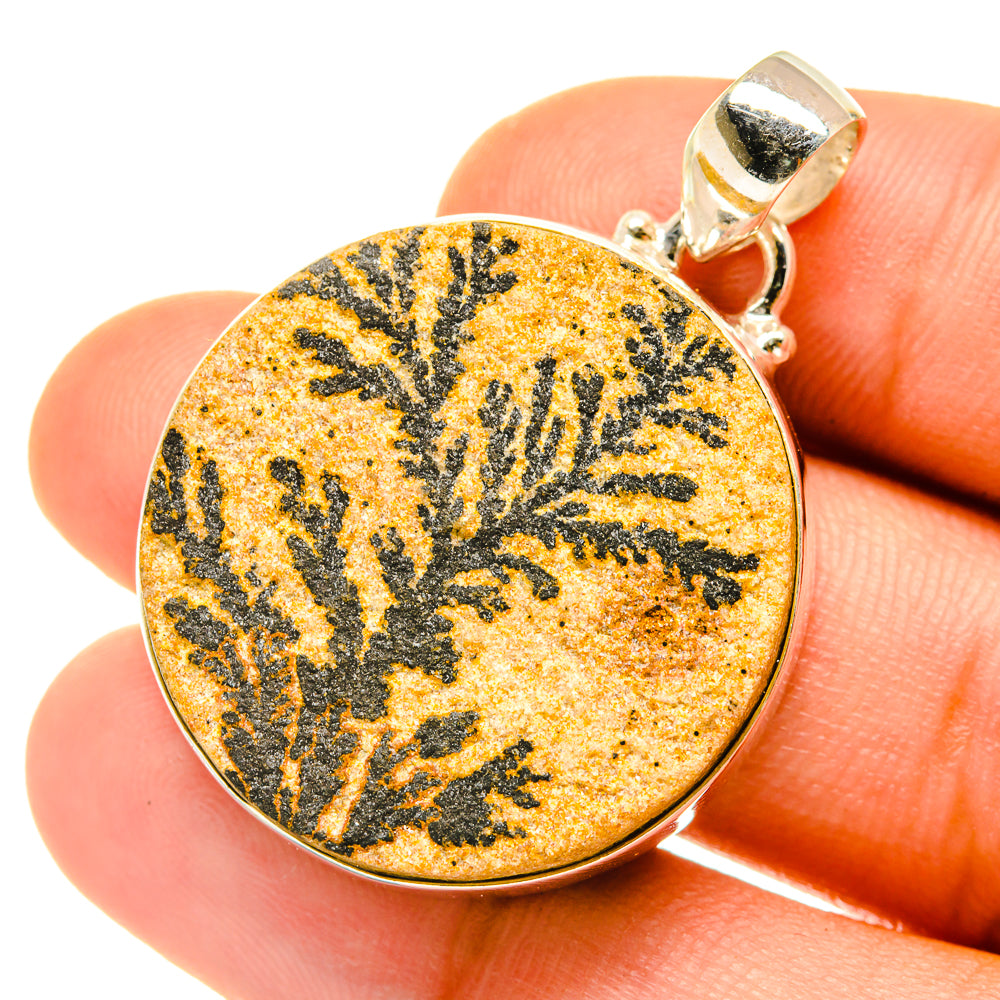 Germany Psilomelane Dendrite Pendants handcrafted by Anasilvercos - PD4230