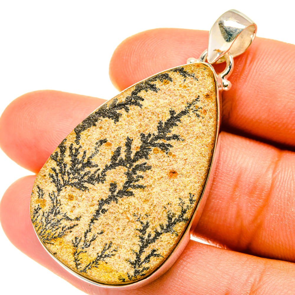 Germany Psilomelane Dendrite Pendants handcrafted by Anasilvercos - PD4231