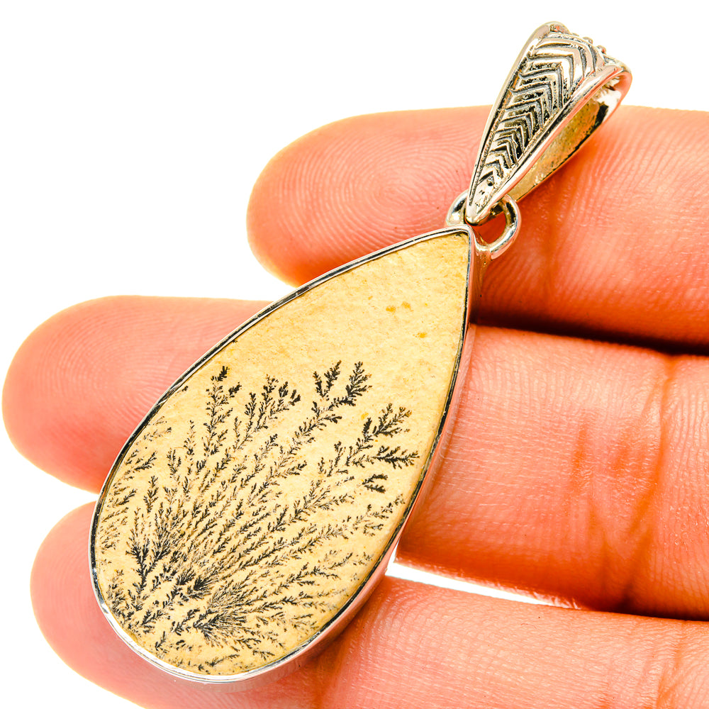 Germany Psilomelane Dendrite Pendants handcrafted by Anasilvercos - PD4232