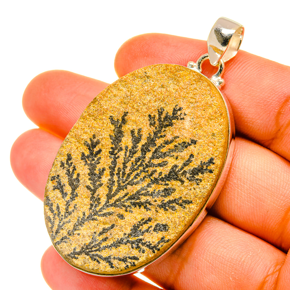 Germany Psilomelane Dendrite Pendants handcrafted by Anasilvercos - PD4233