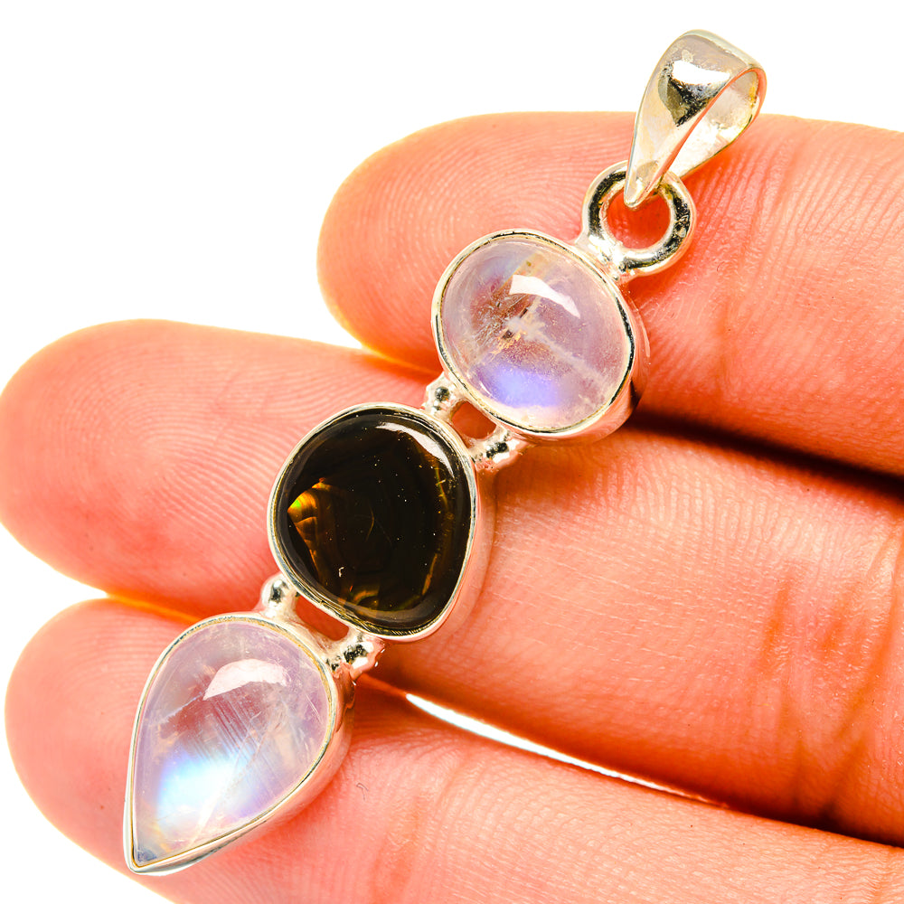Mexican Fire Agate Pendants handcrafted by Anasilvercos - PD4241