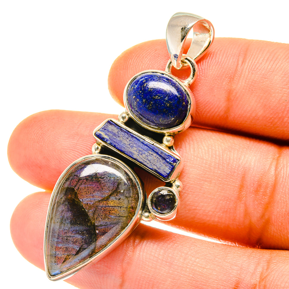 Labradorite Pendants handcrafted by Anasilvercos - PD4246