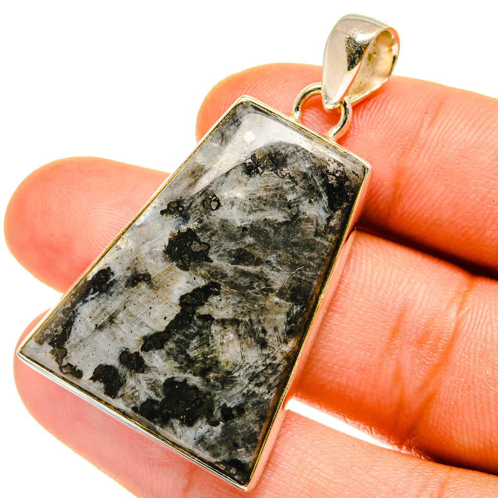 Gabbro Stone Pendants handcrafted by Anasilvercos - PD4257