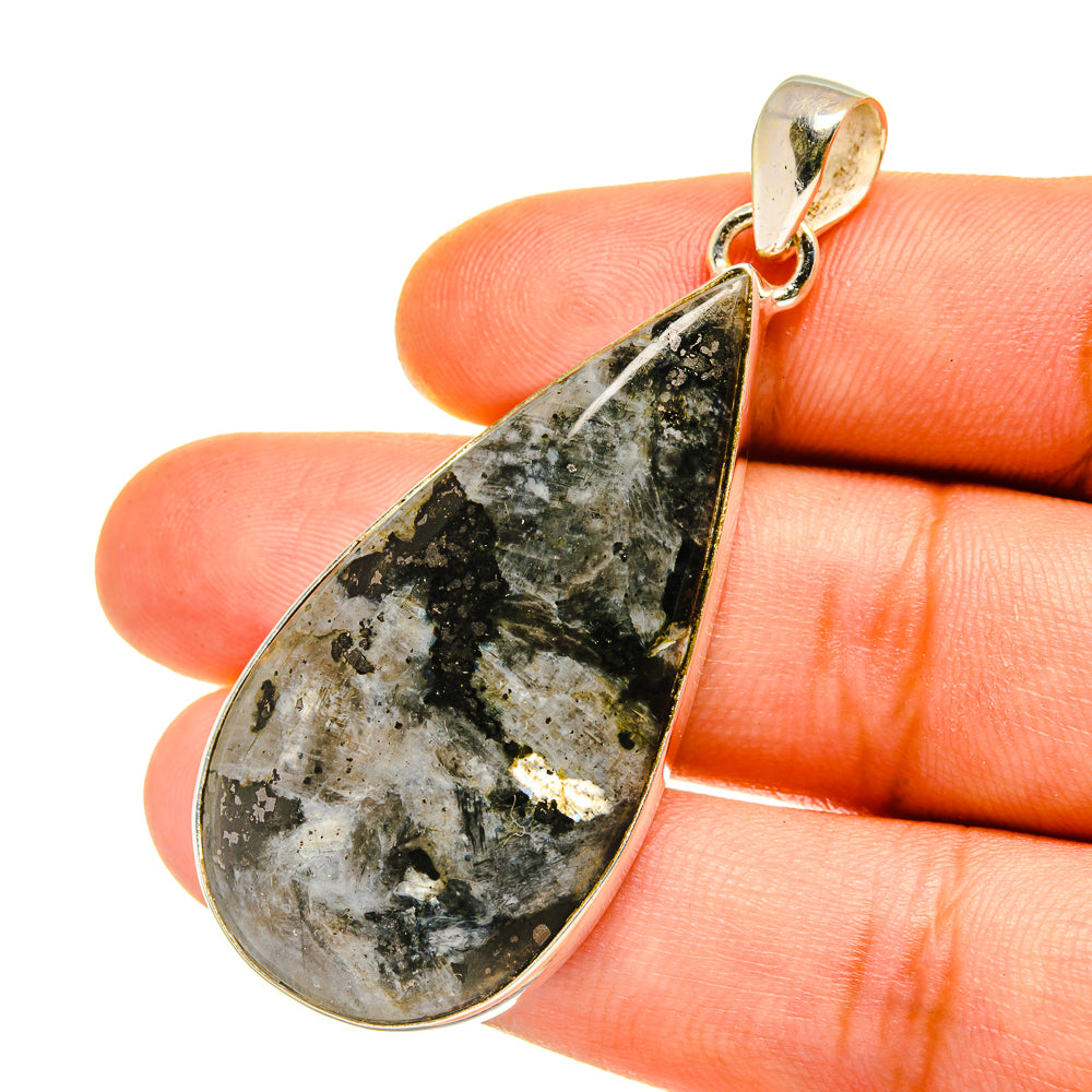 Gabbro Stone Pendants handcrafted by Anasilvercos - PD4260