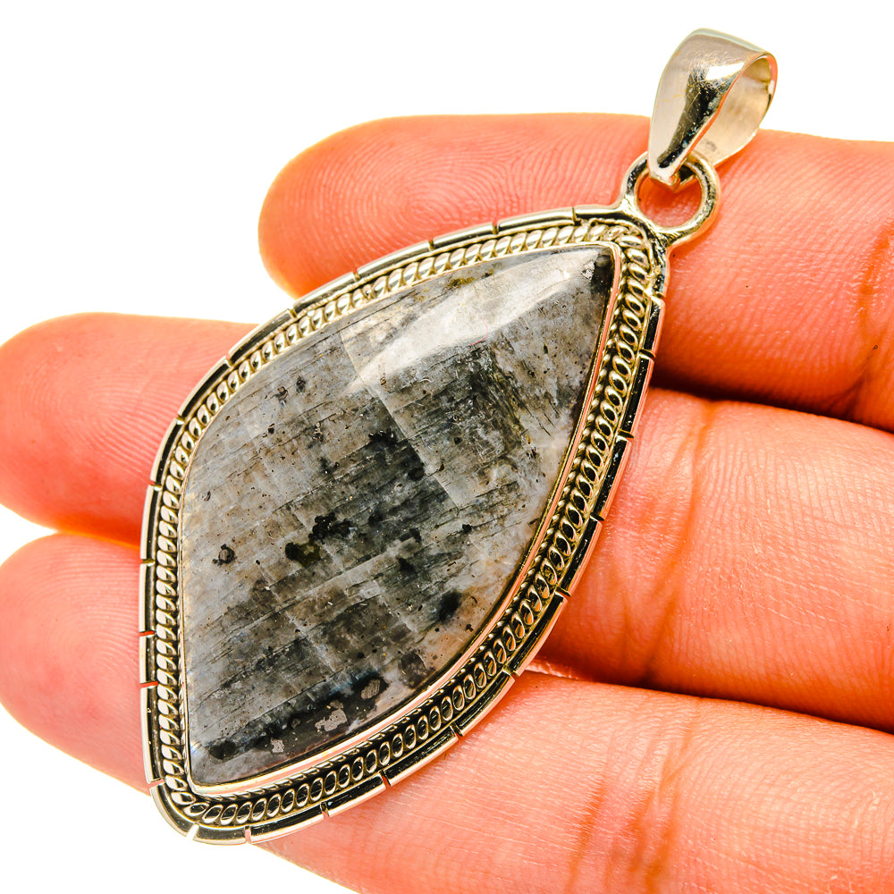 Gabbro Stone Pendants handcrafted by Anasilvercos - PD4262