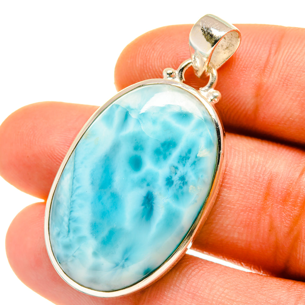 Larimar Pendants handcrafted by Anasilvercos - PD4268