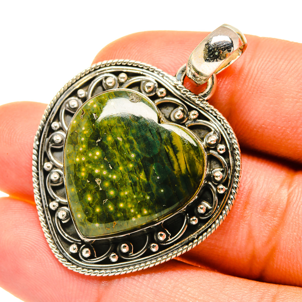 Ocean Jasper Pendants handcrafted by Anasilvercos - PD4304