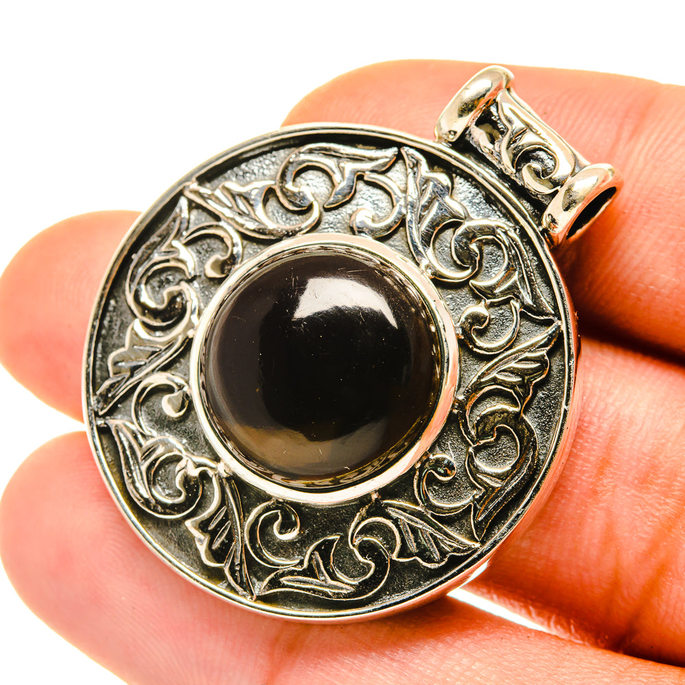 Smoky Quartz Pendants handcrafted by Anasilvercos - PD4307