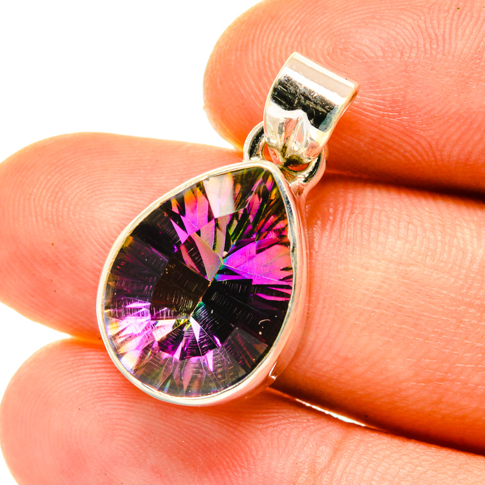 Mystic Topaz Pendants handcrafted by Anasilvercos - PD4311