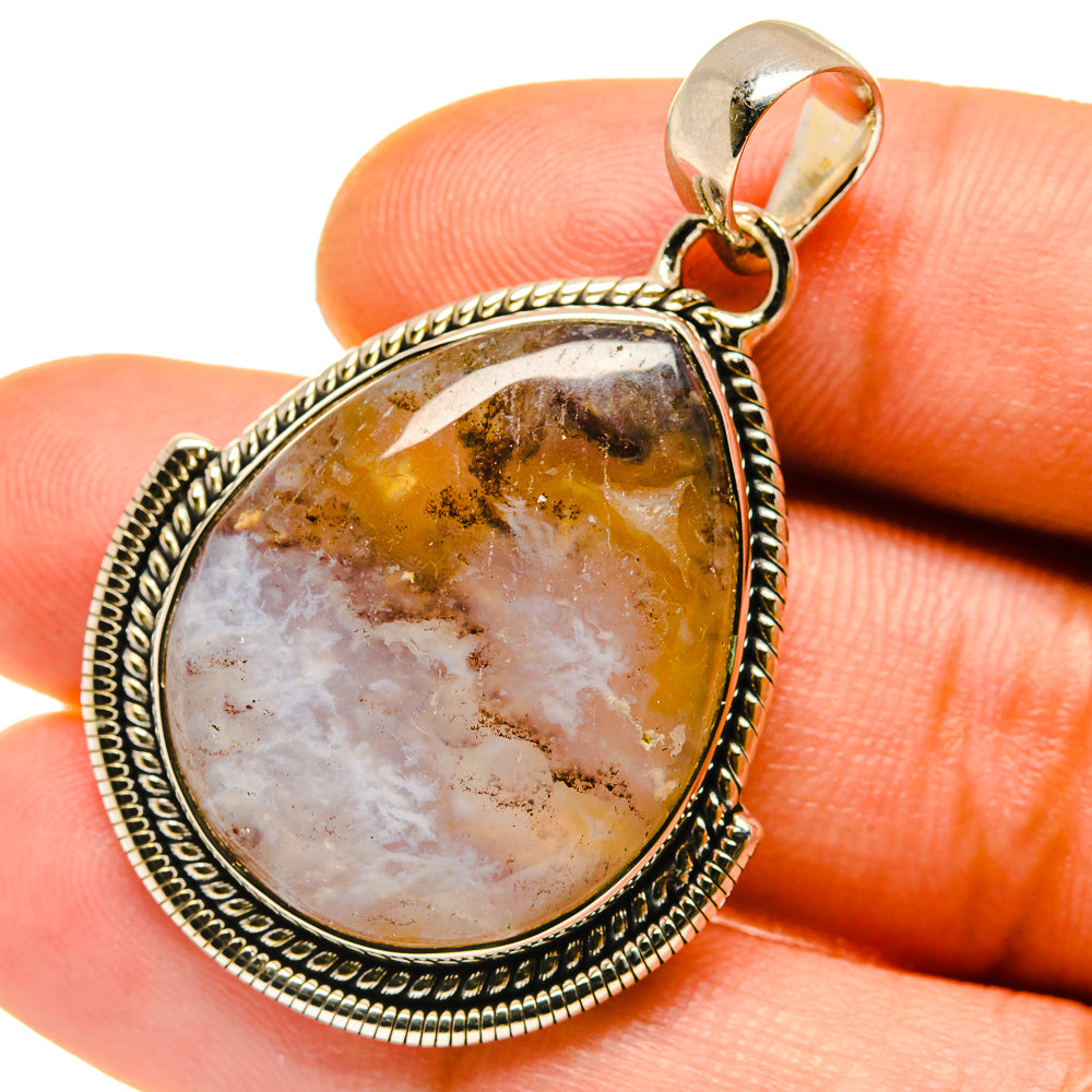 Montana Agate Pendants handcrafted by Anasilvercos - PD4322