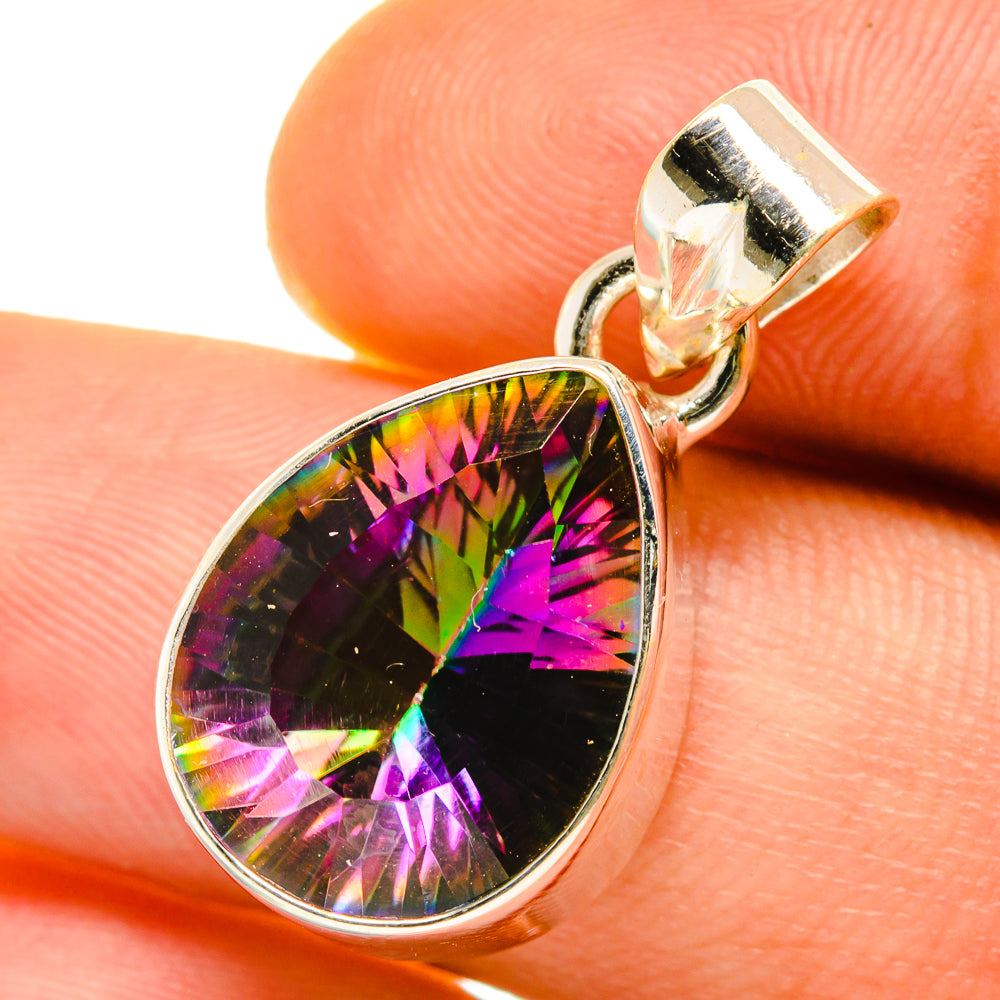 Mystic Topaz Pendants handcrafted by Anasilvercos - PD4329