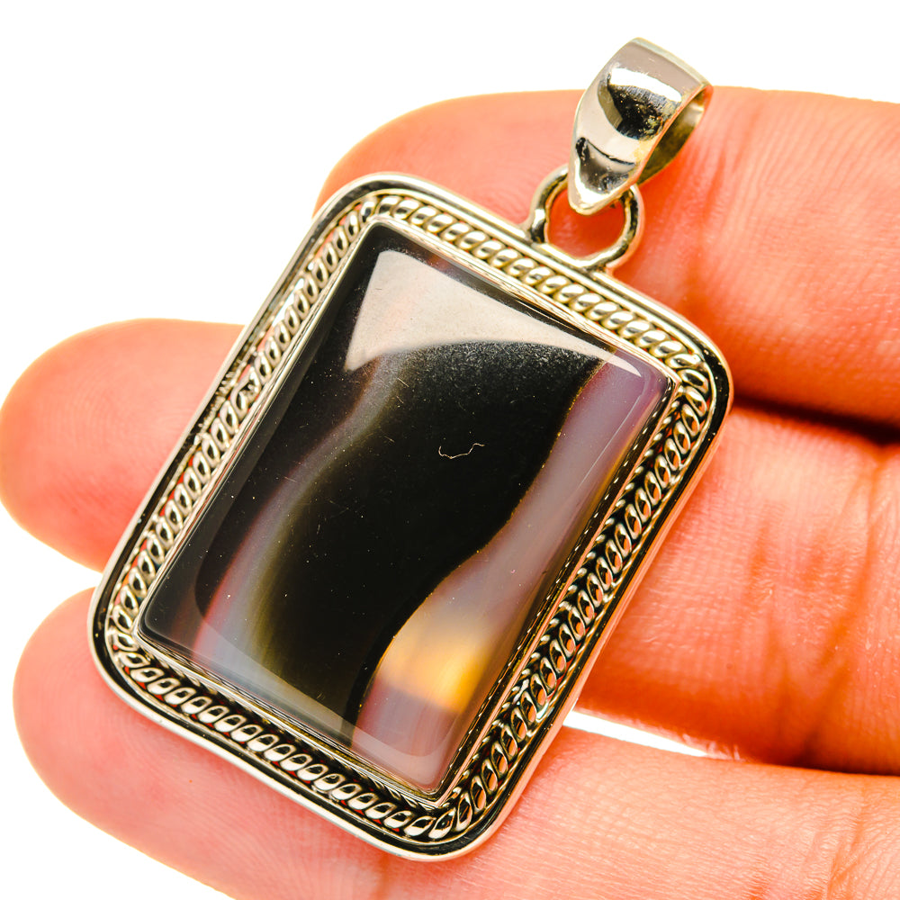 Montana Agate Pendants handcrafted by Anasilvercos - PD4372