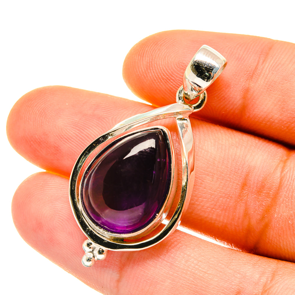 Amethyst Pendants handcrafted by Anasilvercos - PD4419