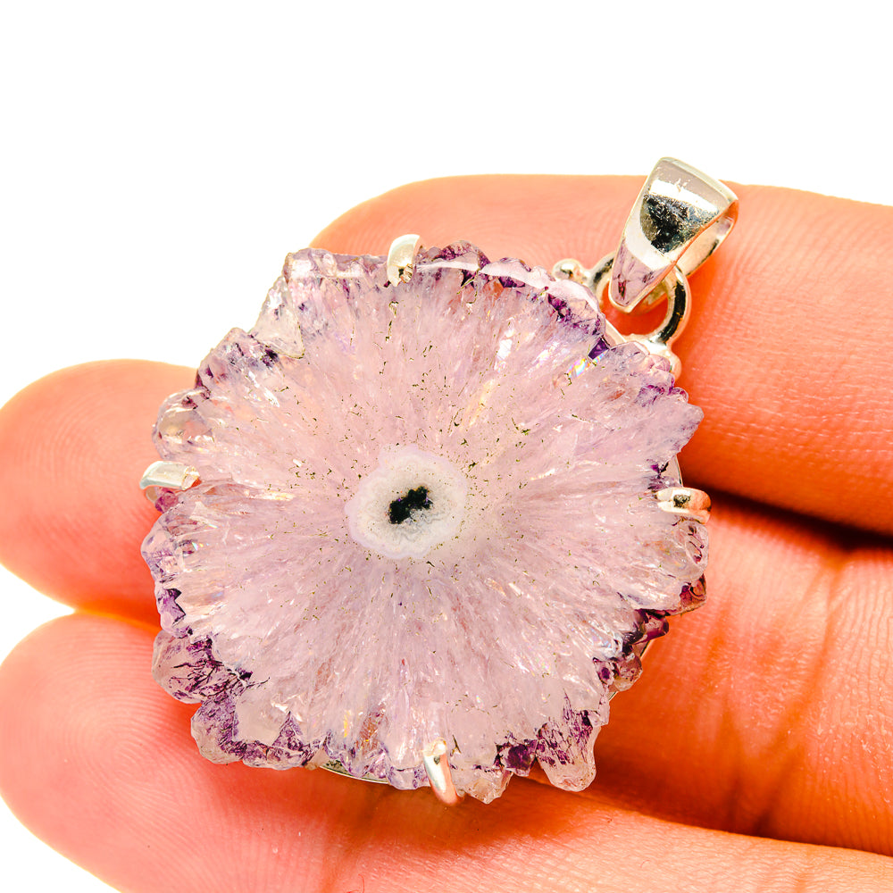 Amethyst Stalactite Pendants handcrafted by Anasilvercos - PD4425