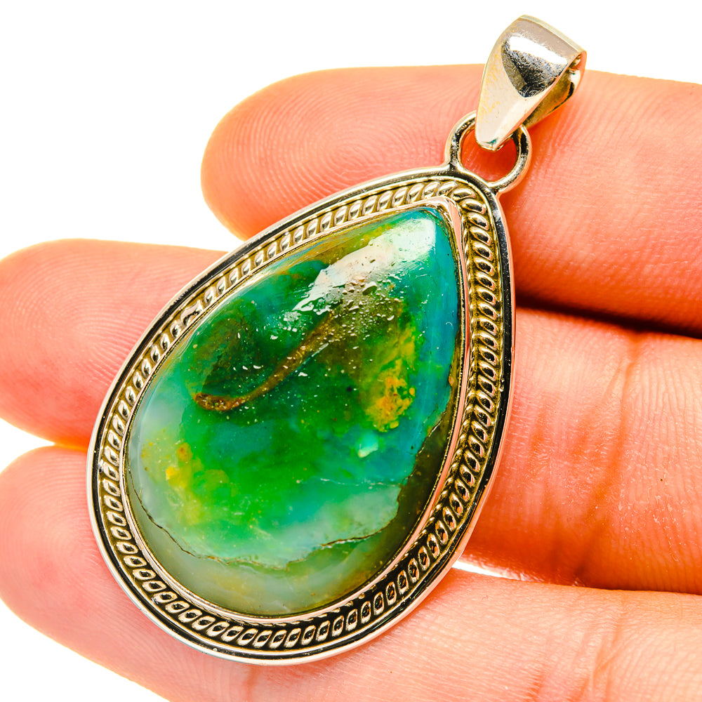 Peruvian Opal Pendants handcrafted by Anasilvercos - PD4441
