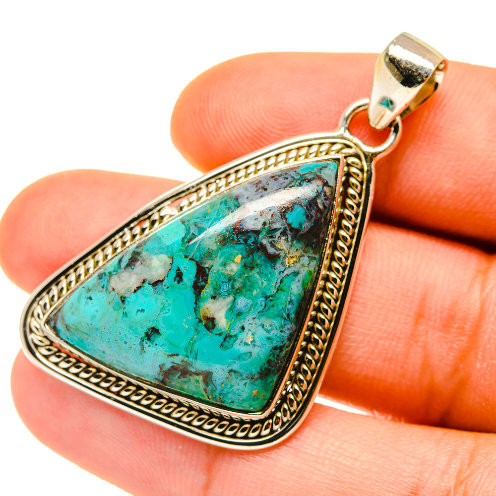 Shattuckite Pendants handcrafted by Anasilvercos - PD4442