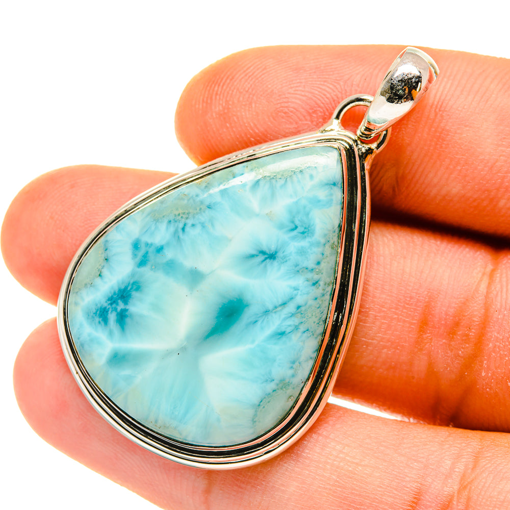 Larimar Pendants handcrafted by Anasilvercos - PD4465