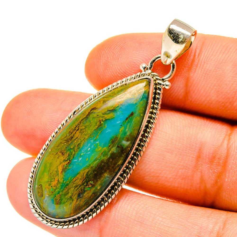 Peruvian Opal Pendants handcrafted by Anasilvercos - PD4472