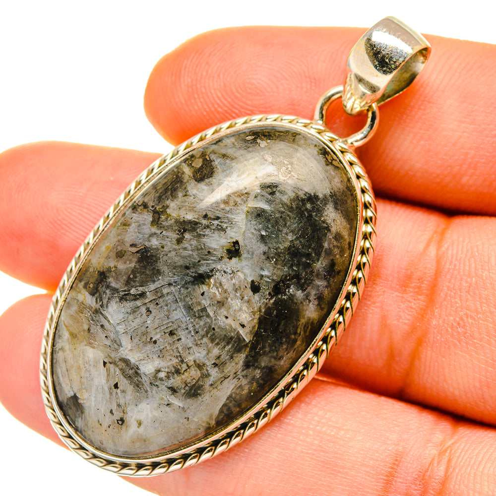 Gabbro Stone Pendants handcrafted by Anasilvercos - PD4479