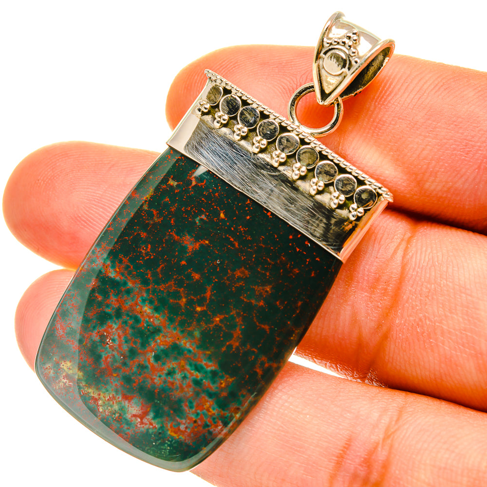 Bloodstone Pendants handcrafted by Anasilvercos - PD4481