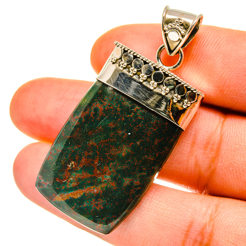 Bloodstone Pendants handcrafted by Anasilvercos - PD4482