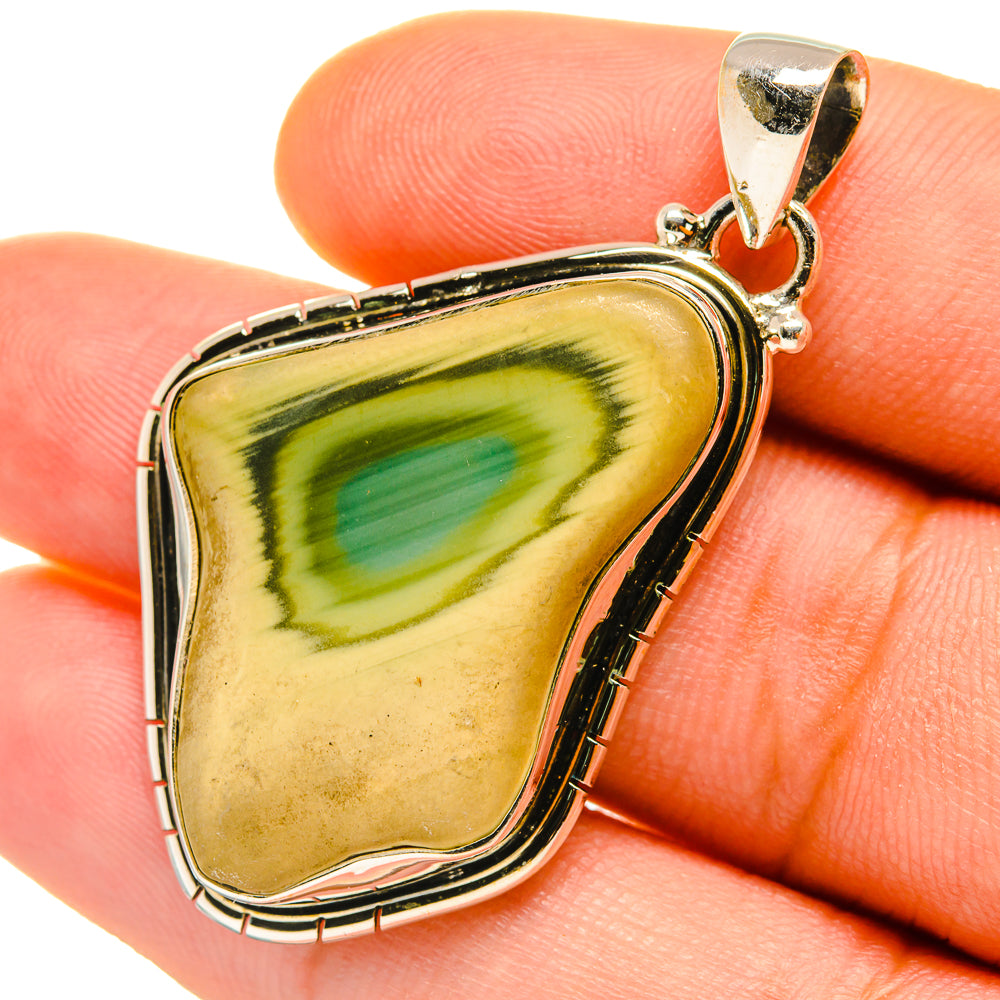 Willow Creek Jasper Pendants handcrafted by Anasilvercos - PD4508