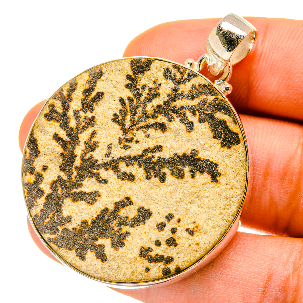 Germany Psilomelane Dendrite Pendants handcrafted by Anasilvercos - PD4512
