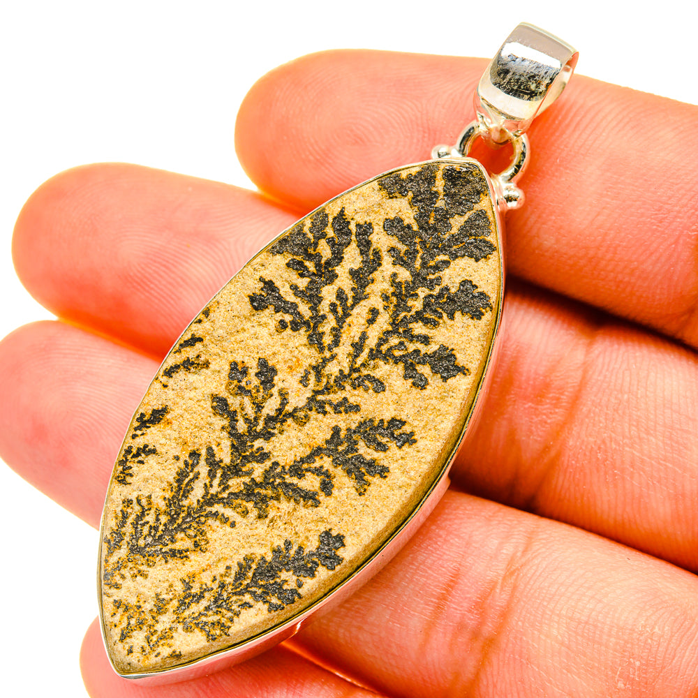 Germany Psilomelane Dendrite Pendants handcrafted by Anasilvercos - PD4514