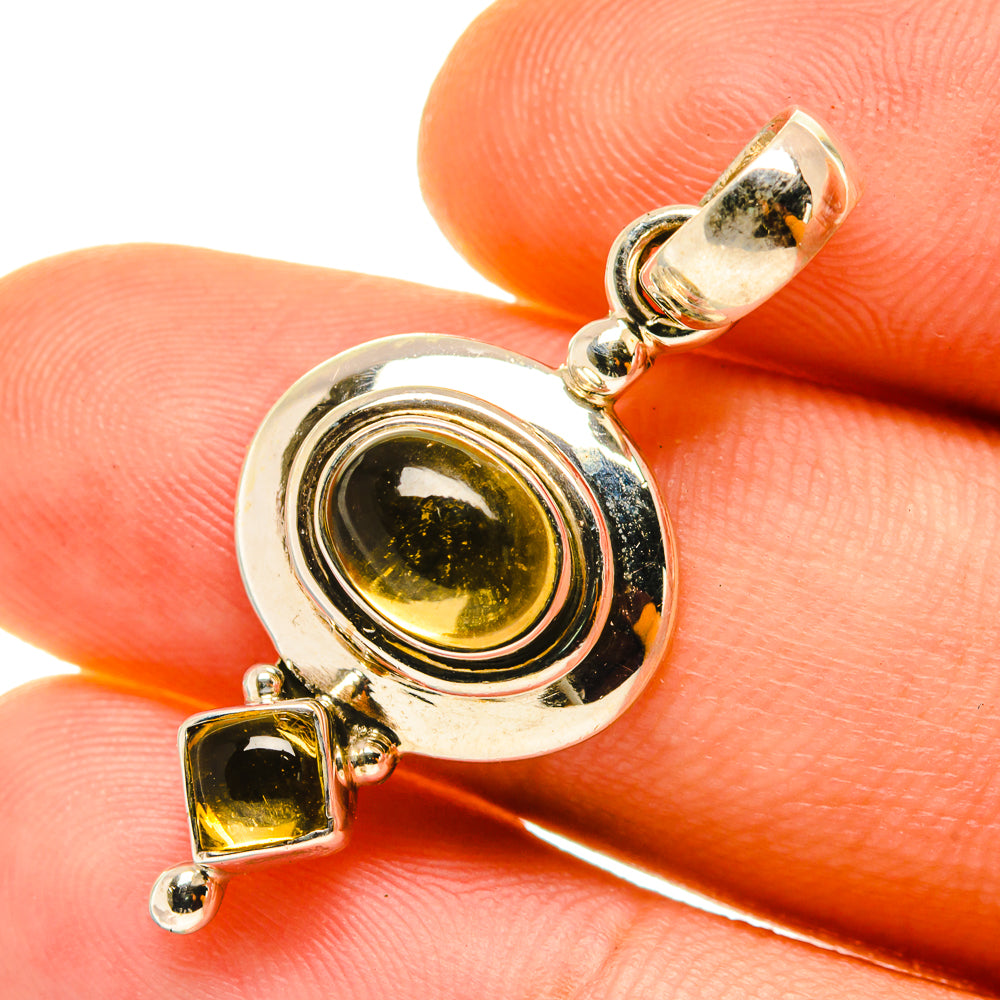 Peridot Pendants handcrafted by Anasilvercos - PD4528