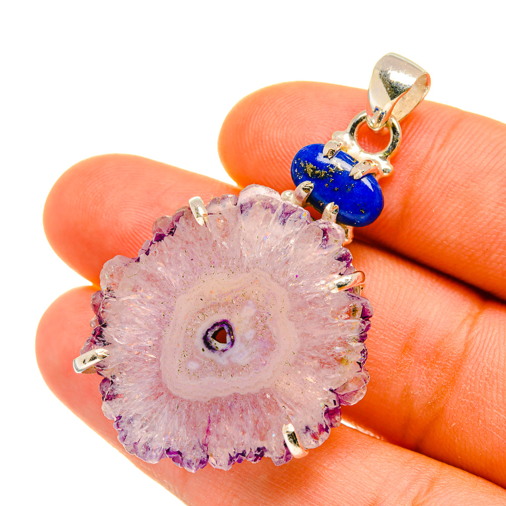 Amethyst Stalactite Pendants handcrafted by Anasilvercos - PD4533