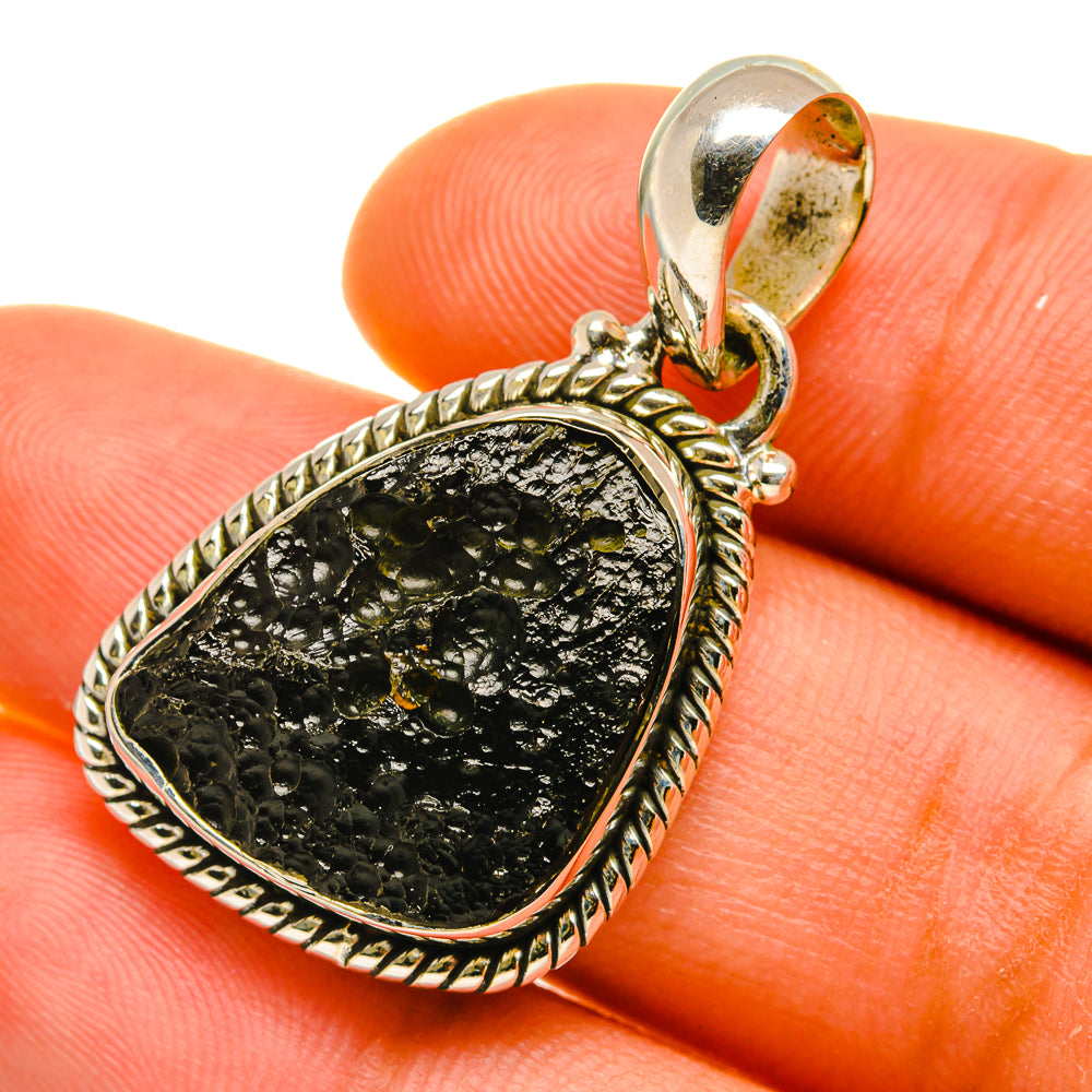 Tektite Pendants handcrafted by Anasilvercos - PD4537