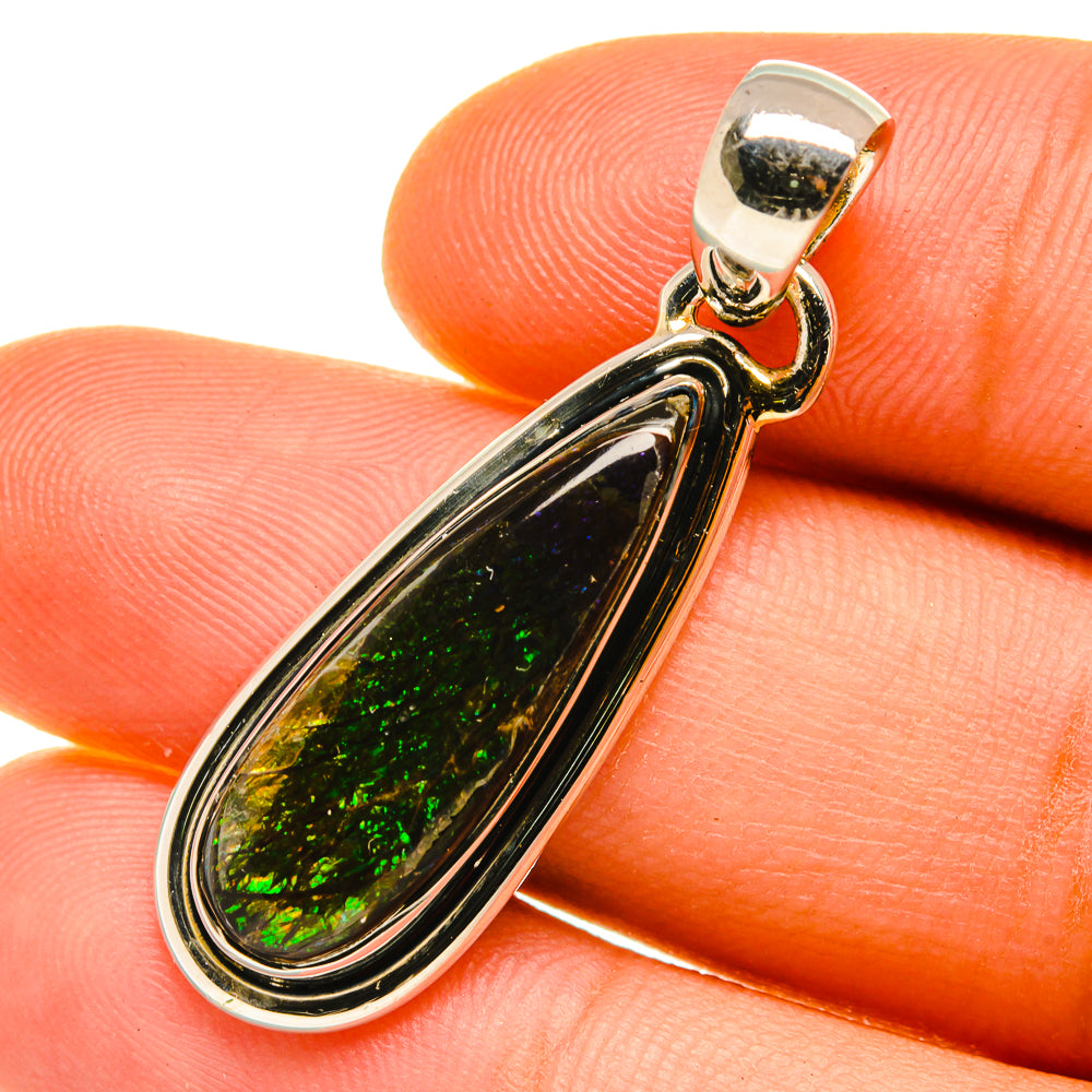 Ammolite Pendants handcrafted by Anasilvercos - PD4553