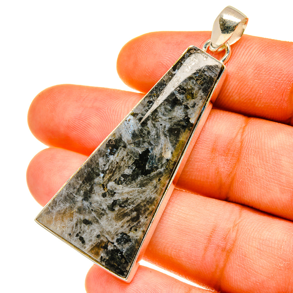 Gabbro Stone Pendants handcrafted by Anasilvercos - PD4557