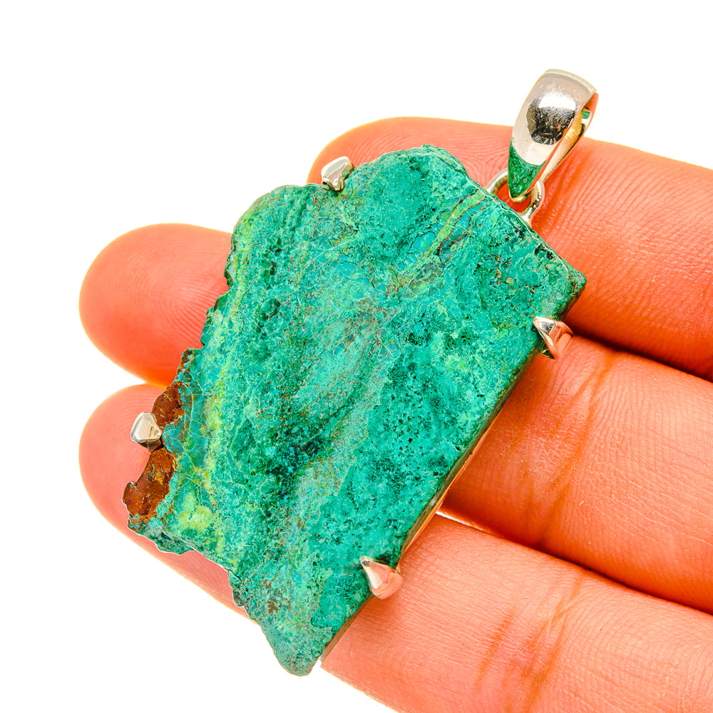 Chrysocolla Pendants handcrafted by Anasilvercos - PD4558
