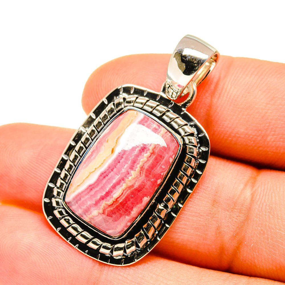 Rhodochrosite Pendants handcrafted by Anasilvercos - PD4594