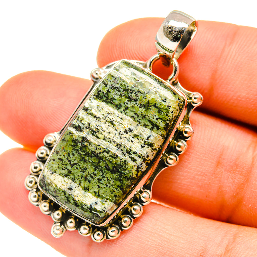 Lizard Jasper Pendants handcrafted by Anasilvercos - PD4595