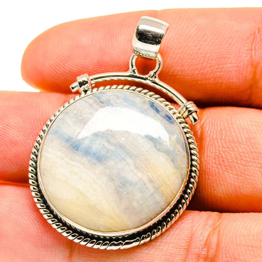 Blue Scheelite Pendants handcrafted by Anasilvercos - PD759589