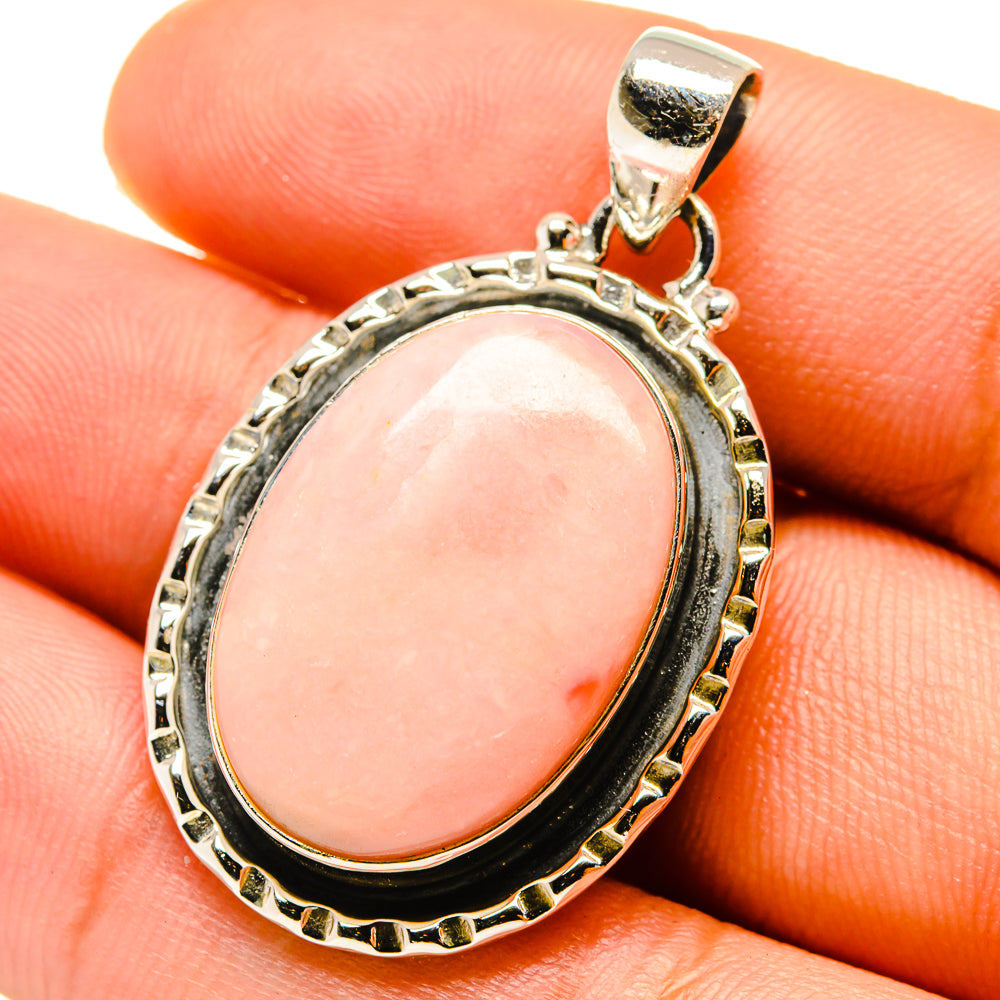Pink Opal Pendants handcrafted by Anasilvercos - PD759616