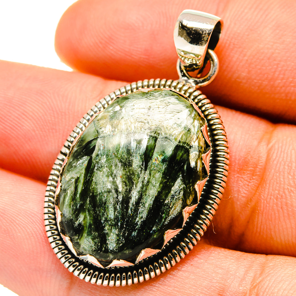 Seraphinite Pendants handcrafted by Anasilvercos - PD759622
