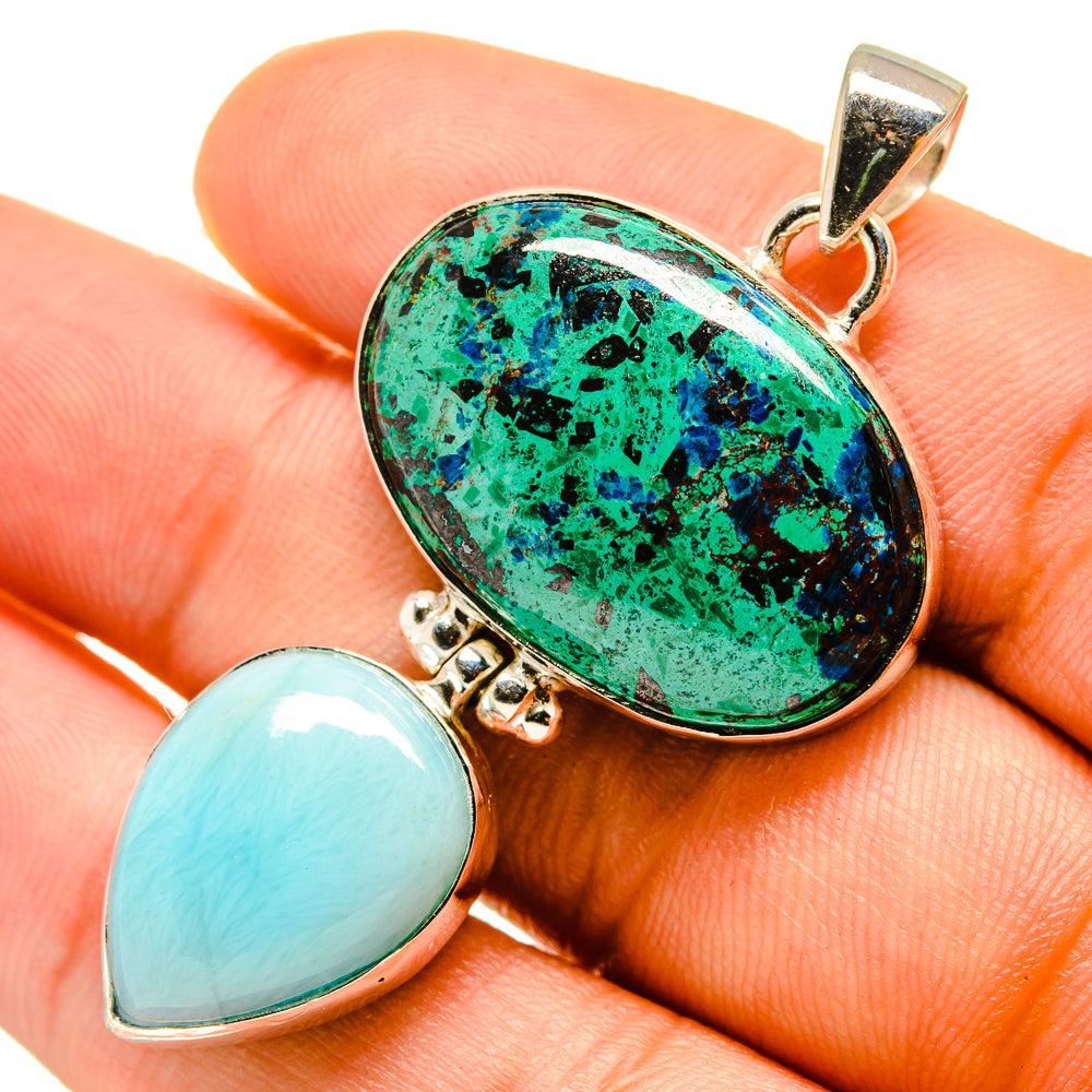 Shattuckite Pendants handcrafted by Anasilvercos - PD759632