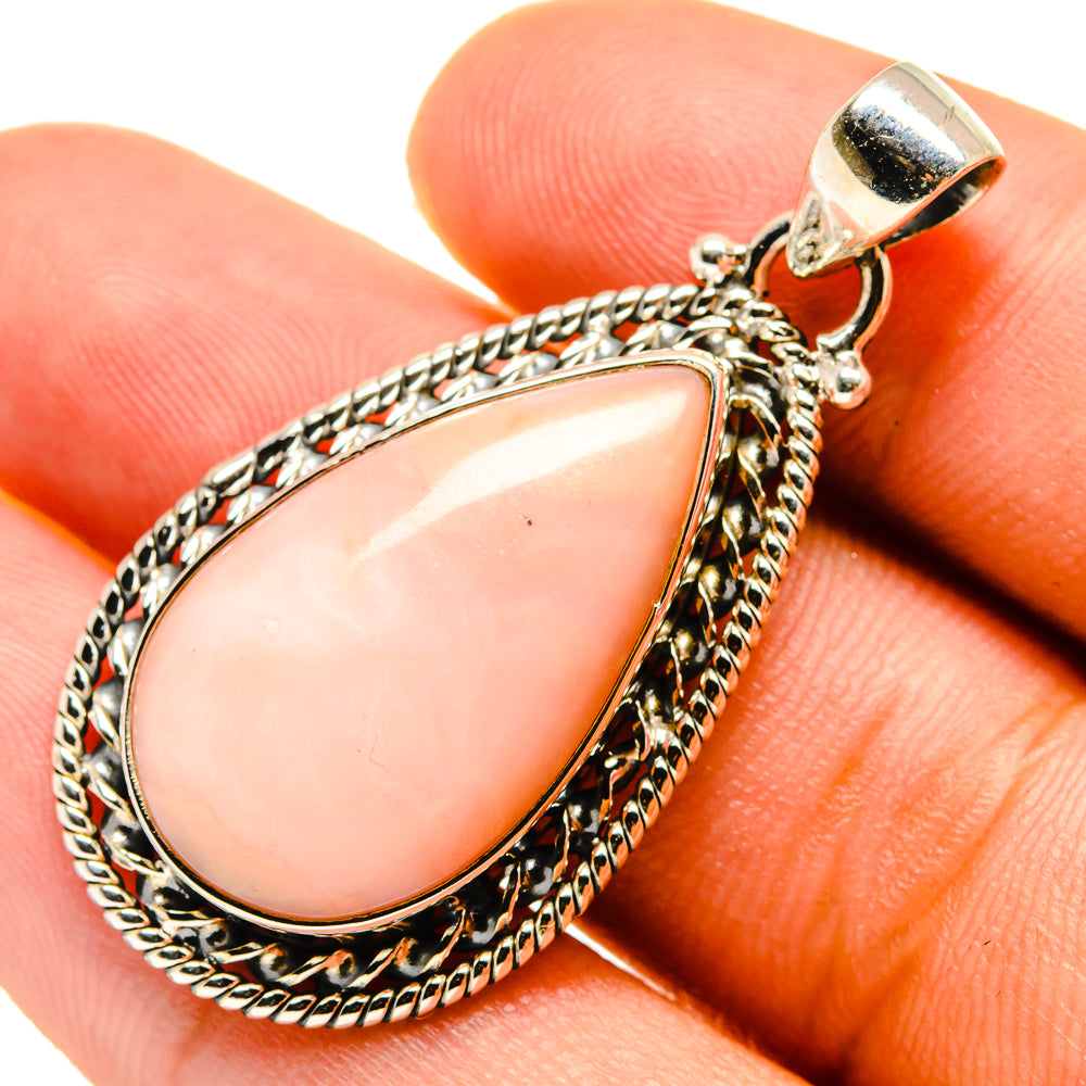 Pink Opal Pendants handcrafted by Anasilvercos - PD759640