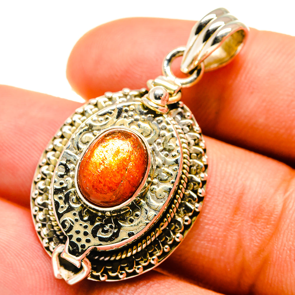 Sunstone Pendants handcrafted by Anasilvercos - PD759664