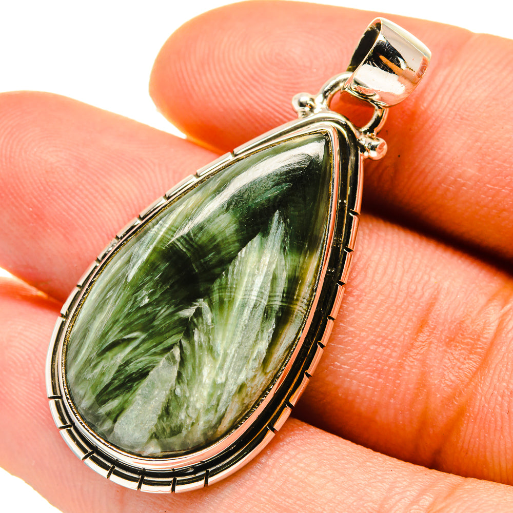 Seraphinite Pendants handcrafted by Anasilvercos - PD759670