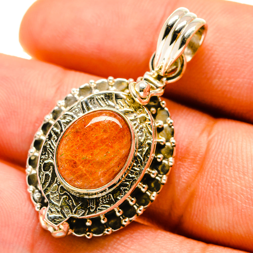 Sunstone Pendants handcrafted by Anasilvercos - PD759676